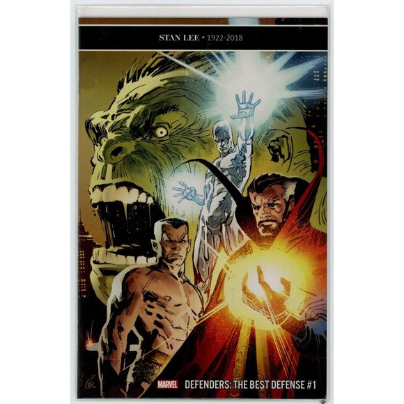 DEFENDERS: THE BEST DEFENSE #1A, ©2018, Stan Lee Tribute Cover, 28 pgs. Teen+ - Picture 1 of 1